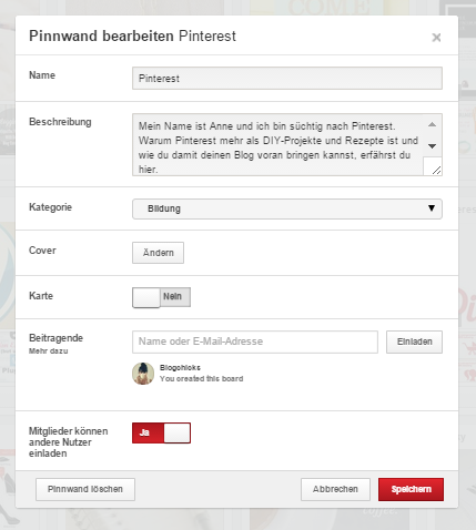 Pinterest Fur Anfanger So Legst Du Die Erste Pinwand An Anne Hausler