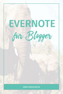 Mein Lieblingstool als Blogger? Definitiv Evernote. Was du damit alles machen kannst und wieso ich mir mein Blogger-Leben ohne Evernote nicht mehr vorstellen kann, erfährst du in diesem Post I www.annehaeusler.de