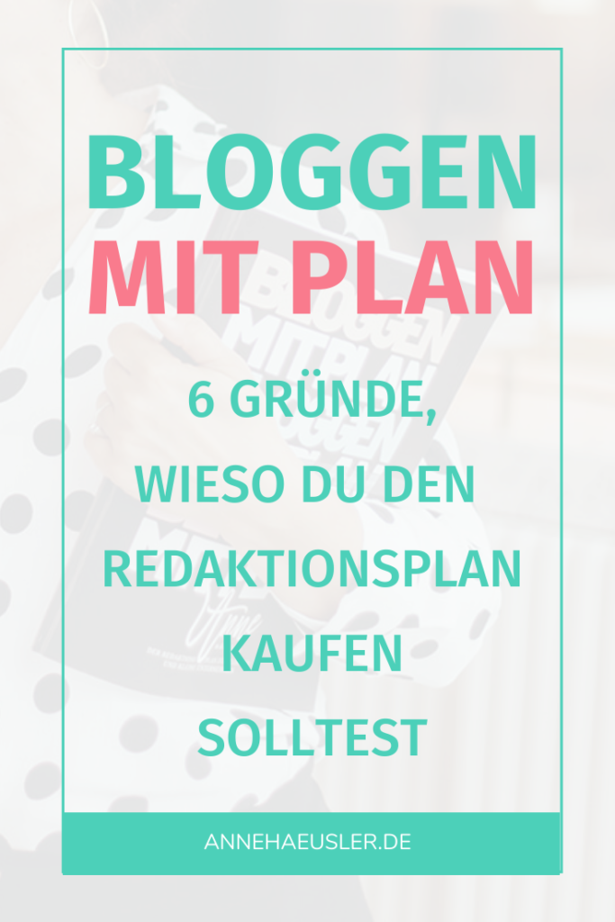 6 überzeugende Gründe, wieso du BlOGGEN MIT PLAN kaufen solltest