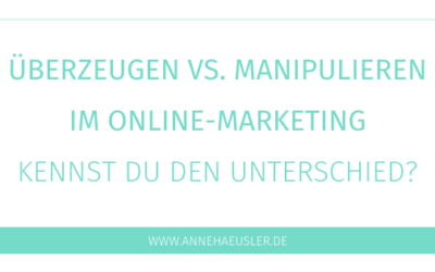 Überzeugen vs. Manipulieren im Marketing: Kennst du den Unterschied?