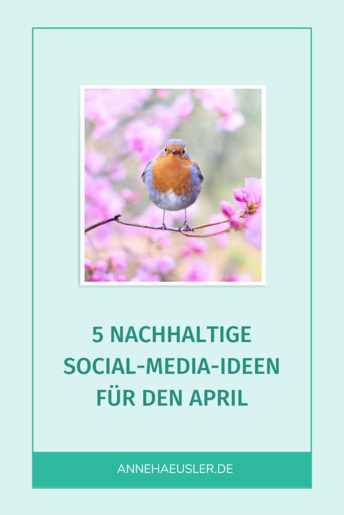 Social Media Content Ideen April